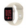 Apple Watch SE 3 GPS 44 mm aluminium behuizing poolster met sportband zand – M/L