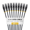 StarTech Slim Cat6 U/UTP patchkabel RJ45, 0,25 m, zwart, 10-pack