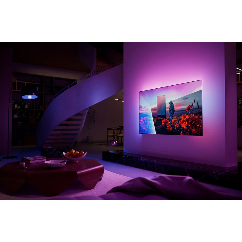 Philips 65OLED811 65 inch (164 cm) 4K UHD OLED smart-tv met Ambilight, Titan OS