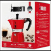 Bialetti Candyland Moka Express 3TZ handmatige koffiemachine, 150 ml, rood