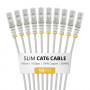 StarTech.com Slim Cat6 U/UTP patchkabel RJ45, 1 m, grijs, 10-pack