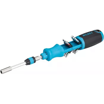 HAZET 811R-4 bit-ratelschroevendraaier, blauw/zwart