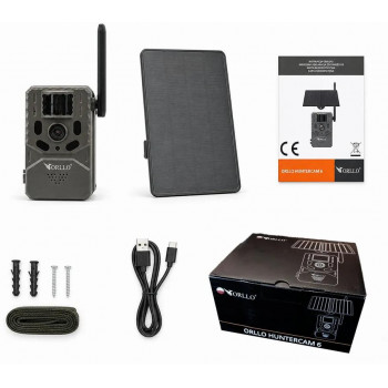 Orllo Huntercam 6 SIM 4G wildcamera met zonnepaneel