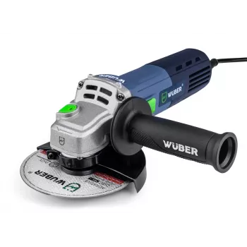 Wuber W27477 haakse slijper, 125 mm, 850 W, met 10 schijven