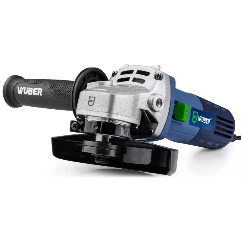 Wuber W27477 haakse slijper, 125 mm, 850 W, met 10 schijven