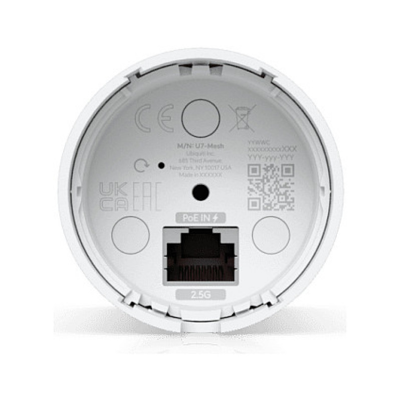 Ubiquiti U7 Mesh 5000 Mbit/s Wi-Fi 7 wireless access point, PoE, wit