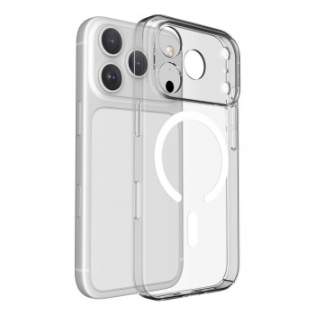 Cellularline Ultra Slim MAG hoesje iPhone 18 Pro transparant