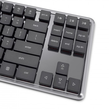 Lenovo Wireless Multi-Mode mechanisch toetsenbord 8000, Duitse layout, grijs