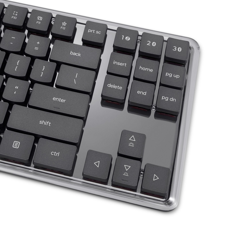 Lenovo Wireless Multi-Mode mechanisch toetsenbord 8000, Duitse layout, grijs