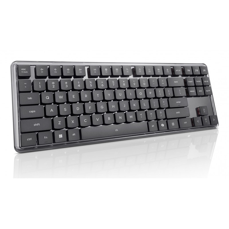 Lenovo Wireless Multi-Mode mechanisch toetsenbord 8000, Duitse layout, grijs