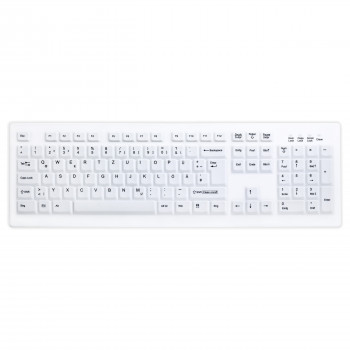 Active Key AK-C8100 draadloos hygiënetoetsenbord, geseald, Zwitserse layout (QWERTZ), wit