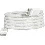 4smarts RollUp magnetische USB-C-naar-USB-C-kabel, 1,5 m, wit
