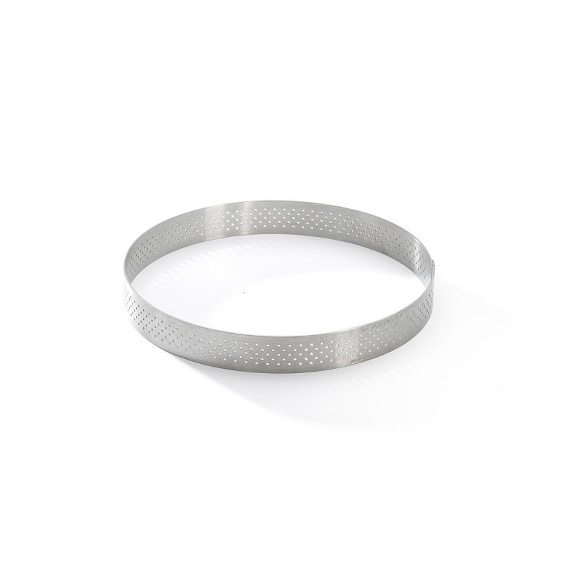 De Buyer geperforeerde ronde taartring van roestvrij staal, 12,5 cm (3099.05)