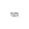 De Buyer geperforeerde roestvrijstalen ronde taartring, 6,5 cm (3099.02)
