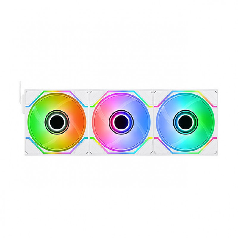 Thermaltake SWAFAN 120 EX INFINITY ARGB Sync Snow 120 mm behuizingsventilator, wit