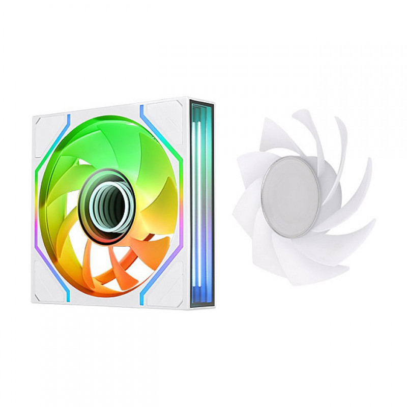 Thermaltake SWAFAN 120 EX INFINITY ARGB Sync Snow 120 mm behuizingsventilator, wit