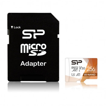 Silicon Power Superior Pro 256 GB MicroSDXC UHS-I Class 10 flashgeheugenkaart