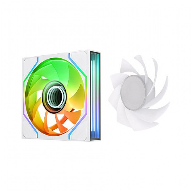 Thermaltake SWAFAN INFINITY EX14 ARGB Sync 140 mm behuizingsventilator, wit, 3-pack