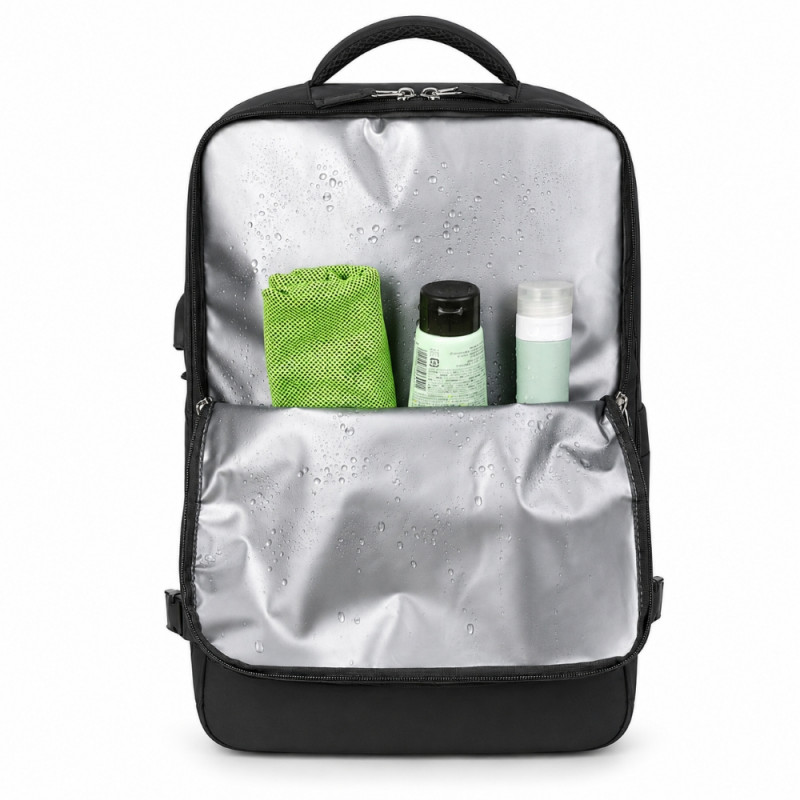 Extralink Black Forest KM06 Reis-Laptop-Rugzak 45x20x30 cm, zwart