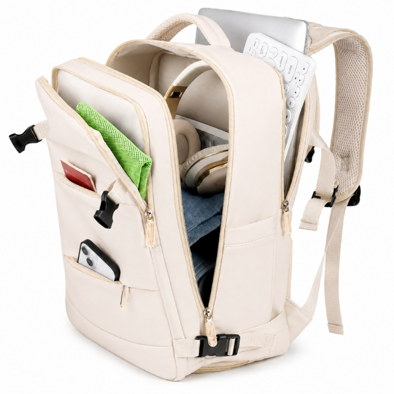 Extralink Black Forest KM06 Reis-Laptop-Rugzak 45x20x30 cm, beige