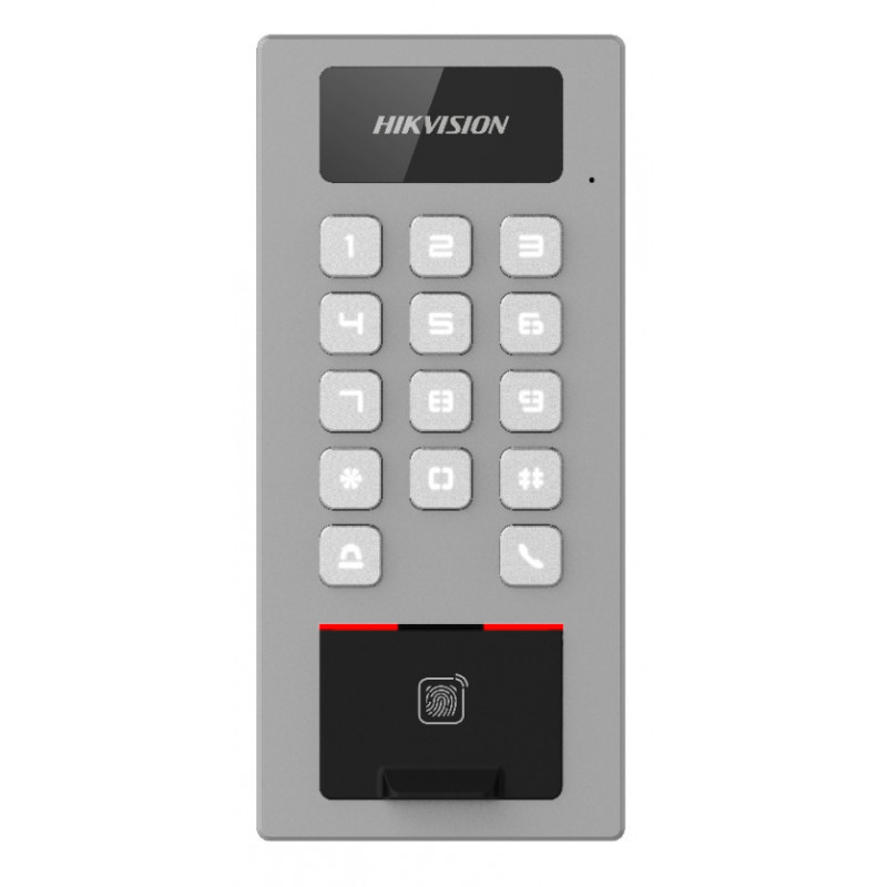 Hikvision DS-K1T502DBFWX toegangscontrolelezer grijs