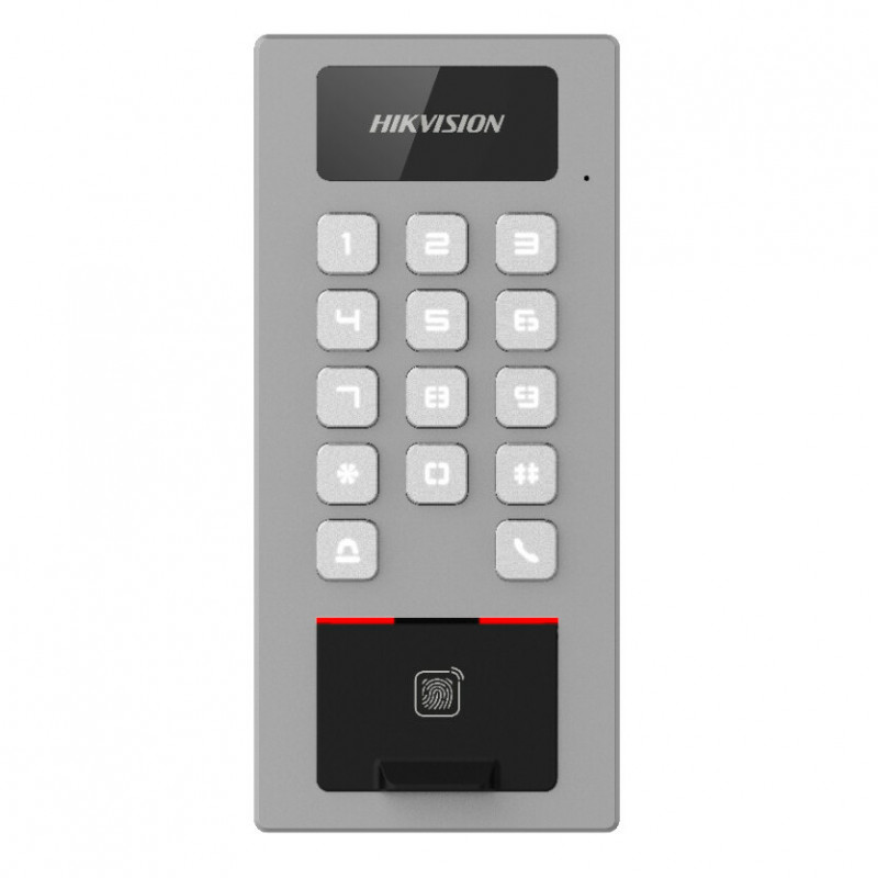 Hikvision DS-K1T502DBFWX toegangscontrolelezer grijs