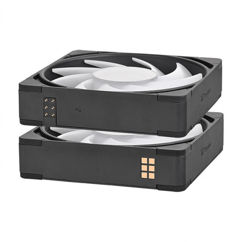 Thermaltake CT140 EX INFINITY ARGB Sync 140 mm behuizingsventilator, zwart, 3-pack