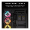 Corsair 2800X RS-R ARGB panoramaglas Micro-ATX computerbehuizing, zwart