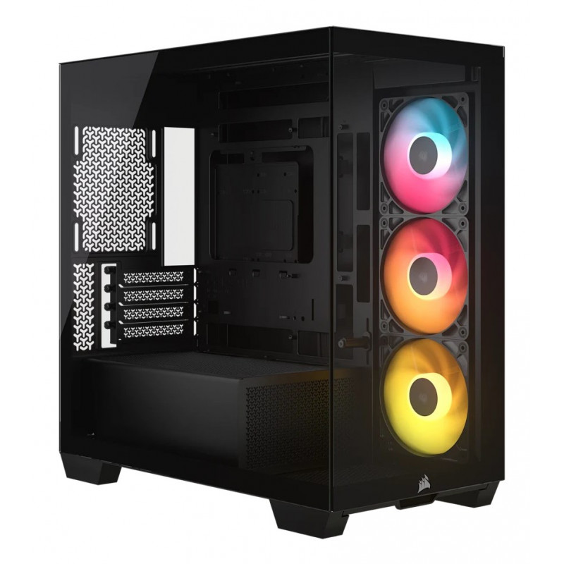 Corsair 2800X RS-R ARGB panoramaglas Micro-ATX computerbehuizing, zwart