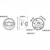 Hikvision DS-2CD2343G2P-LISU/SL 4MP 180° panoramadome-IP-camera, zwart