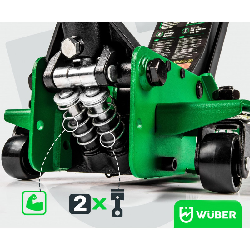 WUBER W22022 garagekrik 3T, 85-430 mm