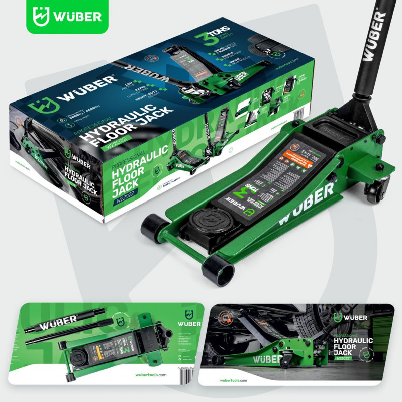 WUBER W22022 garagekrik 3T, 85-430 mm