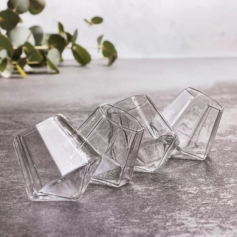 THUMBS UP 2000097 shotglaasjesset, 4 stuks, transparant