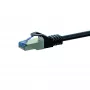 DSIT Cat6a S/FTP patchkabel, 50 m, zwart, LSZH