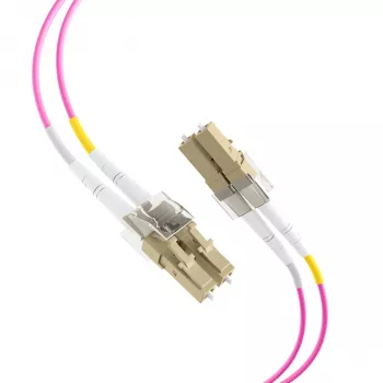 EFB-Elektronik glasvezel-patchkabel LC naar LC OM4 duplex, 40 m, LSZH, violet