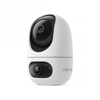 TP-Link Tapo C245D V1 multisensor draaibare/kantelbare wifi-beveiligingscamera, 2x 3MP, 2K, binnen/buiten