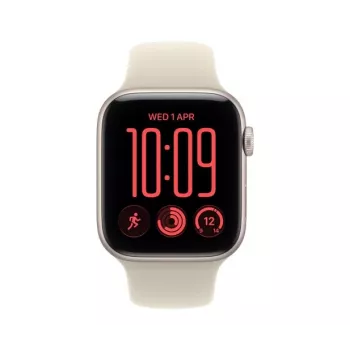 Apple Watch SE 3 GPS + Cellular 40 mm aluminium behuizing poolster met sportband zand – S/M