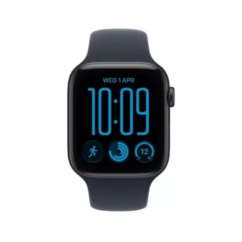 Apple Watch SE 3 GPS 40 mm aluminium behuizing middernacht met sportband blauw – S/M