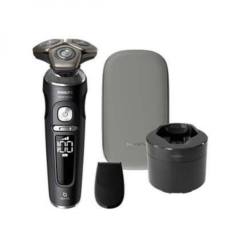 Philips S9000 Prestige SP9840/32 nat & droog elektrisch scheerapparaat, grijs