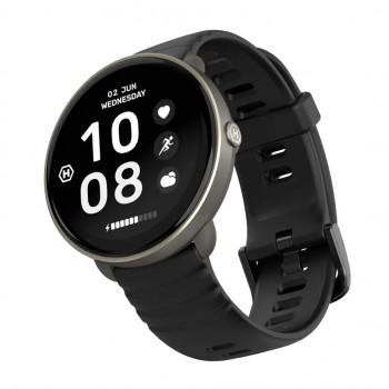 Hammer Ventus smartwatch, GPS, 1,32 inch AMOLED, zwart