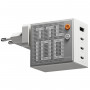 SHARGE Pixel 100 GaN oplader, 100W, 3x USB-C, 1x USB-A - wit