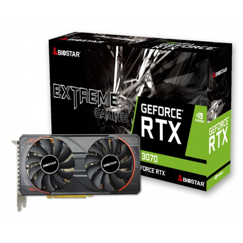 Biostar RTX 3070 8GB GDDR6 grafische kaart VN3716RM82