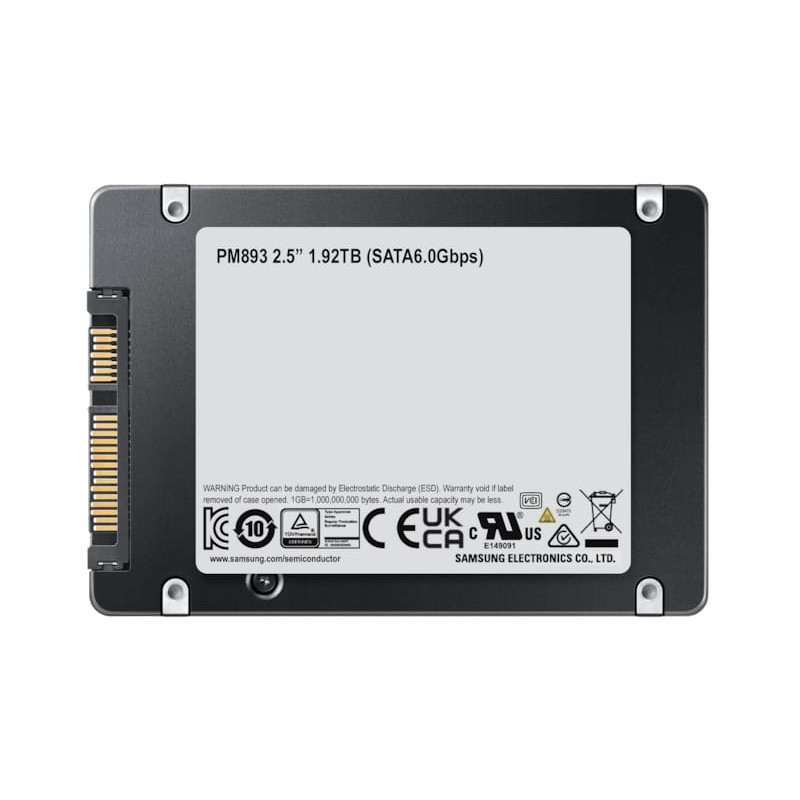 Samsung PM893 480GB 2,5 inch SATA III datacenter-SSD (MZ7L3480HCHQ-00A07)