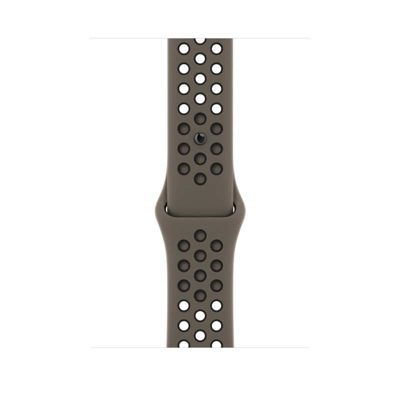 Apple Watch Nike Sport-band 45mm – Olive Grey/zwart