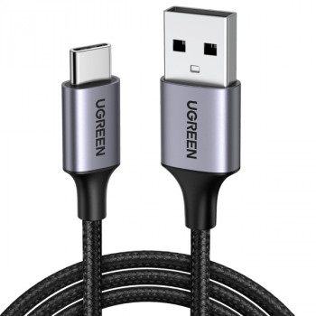 Ugreen US288 USB 2.0-kabel USB-A naar USB-C, 3 m, zwart