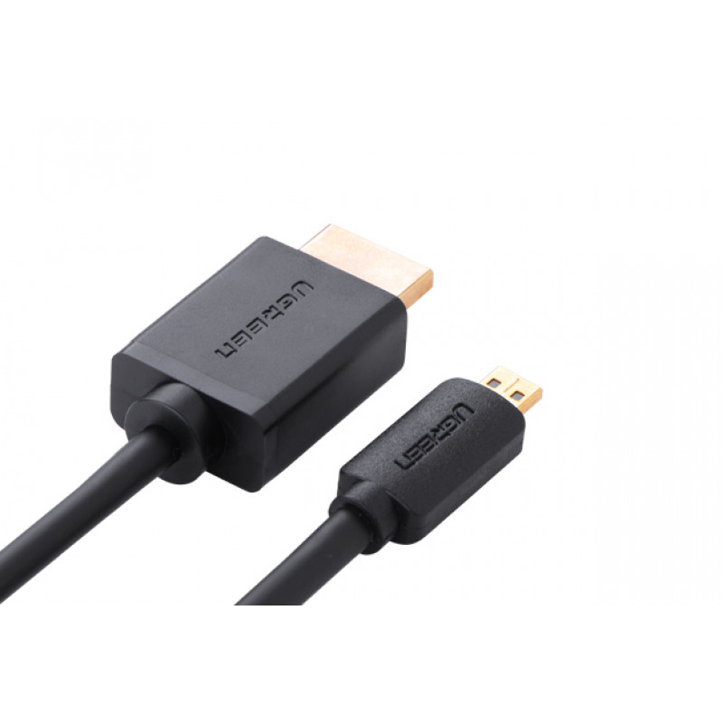 Ugreen Micro HDMI naar HDMI-kabel, 2 m, 4K, zwart