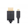Ugreen Micro HDMI naar HDMI-kabel, 2 m, 4K, zwart