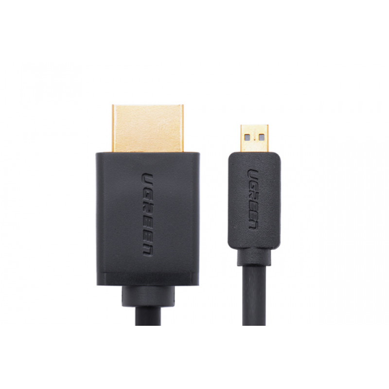 Ugreen Micro HDMI naar HDMI-kabel, 2 m, 4K, zwart