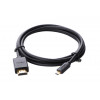 Ugreen Micro HDMI naar HDMI-kabel, 2 m, 4K, zwart