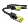 Ugreen NW150 gevlochten Cat7 F/FTP patchkabel RJ45, 2 m, zwart